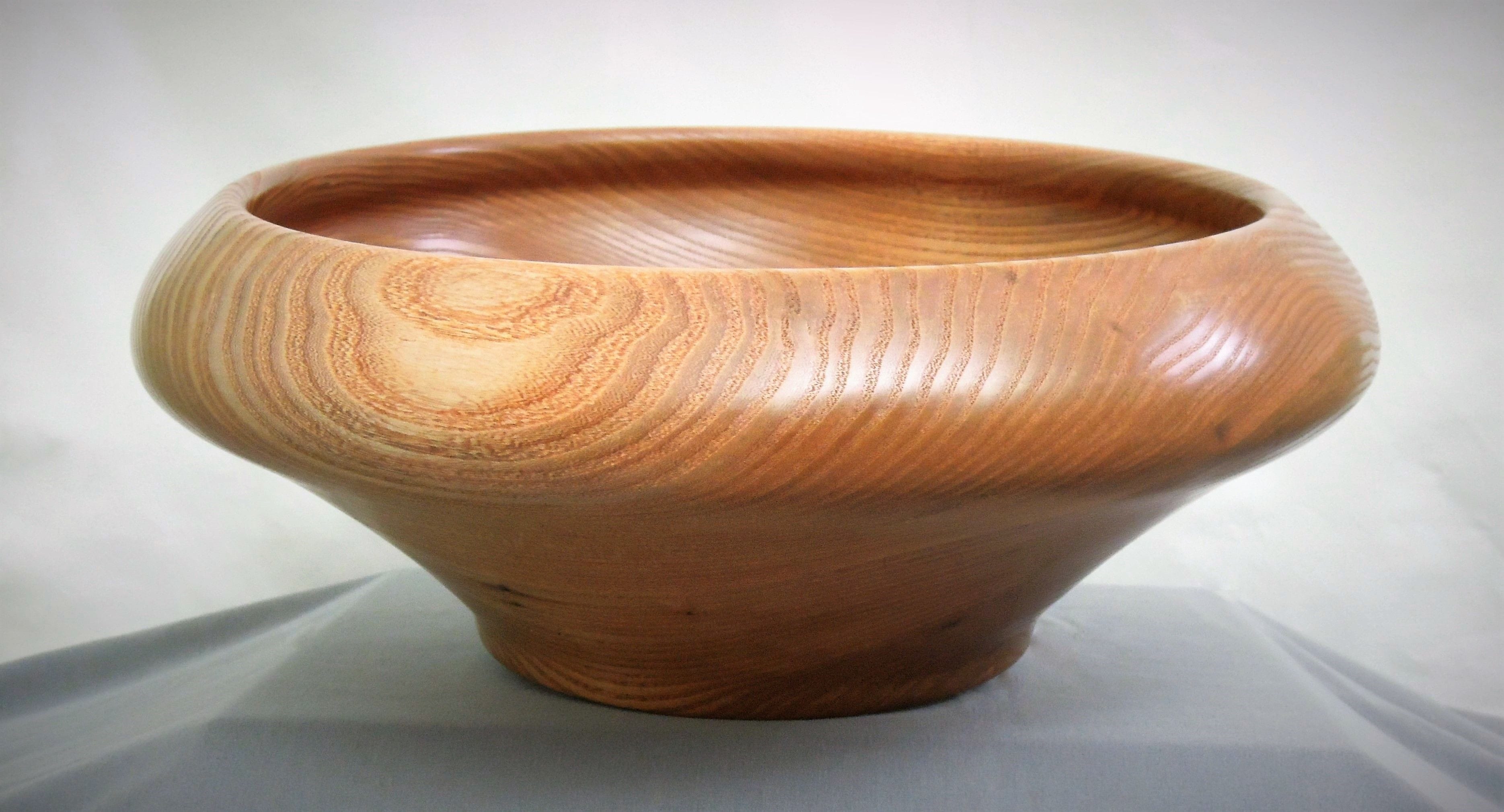 Made of Chinese Elm
5.75"H X 24"Dia.
Signed and #159