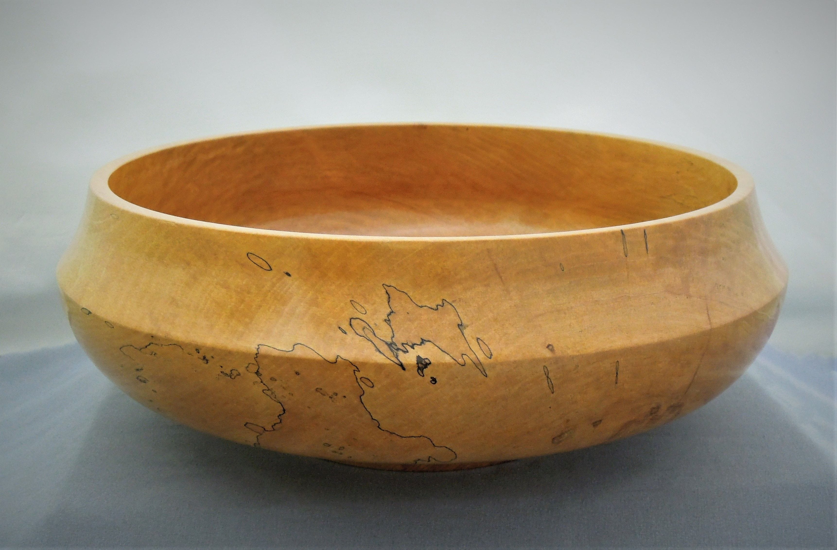 Made of Spalted Maple
4"H X 12"Dia.
Signed and #110